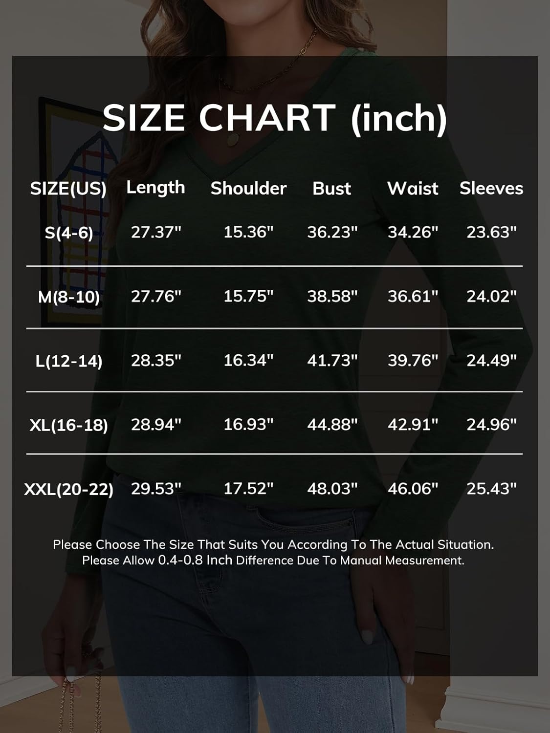 image:imageATHMILE Long Sleeve Shirts for Women Fall Outfit 2026 Fashion Casual T Shirt Round Neck Basic Loose Tunic TopsZcoffee