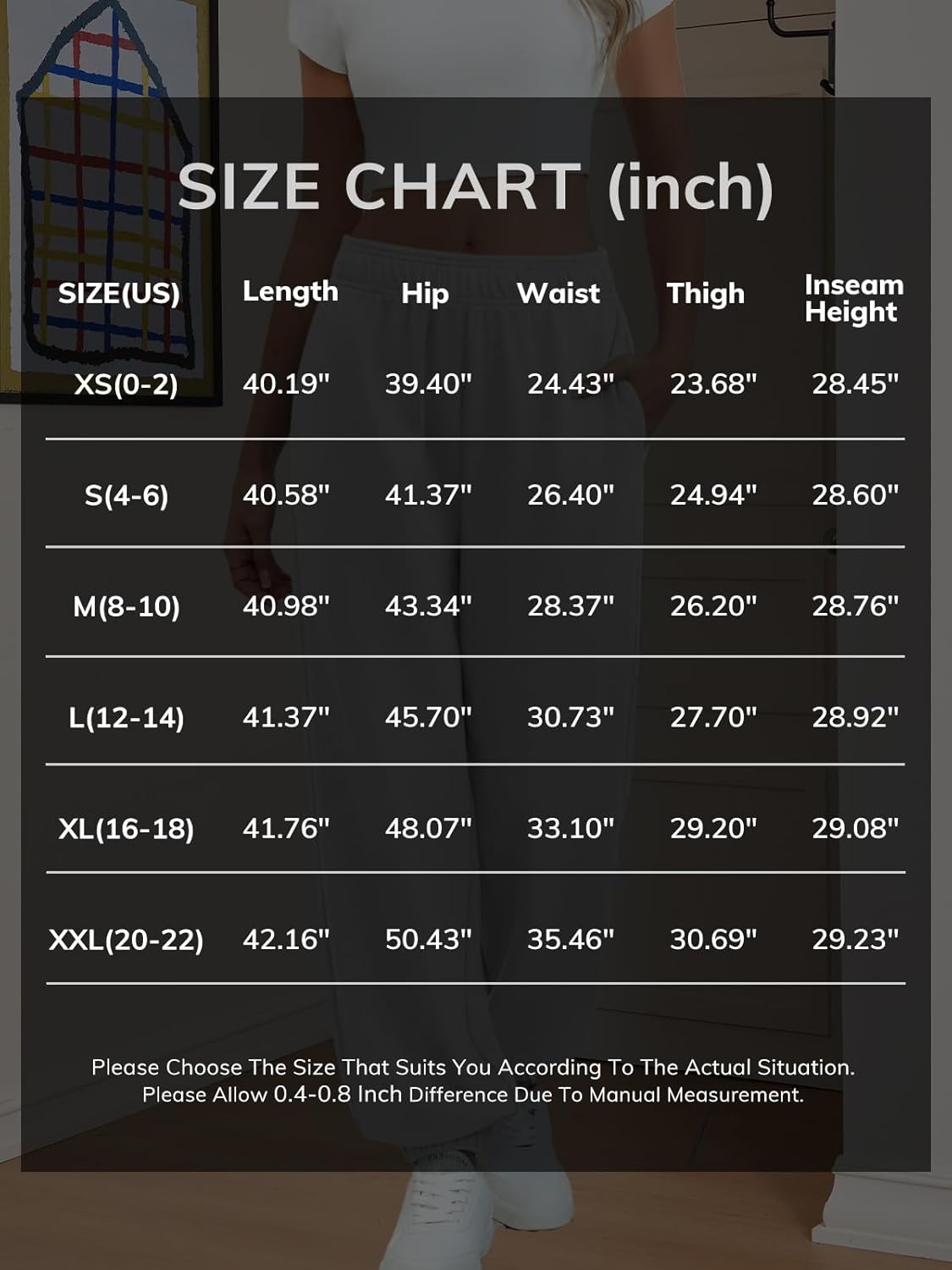 image:imageATHMILE Sweatpants Women Baggy Lounge Pants Workout Gym Active High Waisted Comfy Joggers for Women Fall Clothes 2026Black