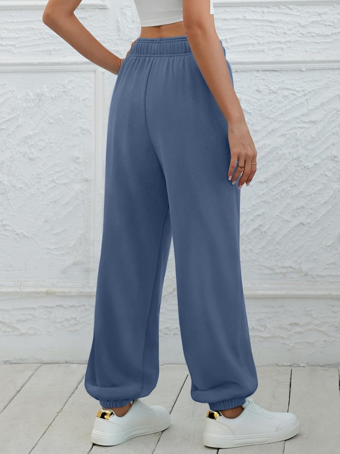image:imageATHMILE Sweatpants Women Baggy Lounge Pants Workout Gym Active High Waisted Comfy Joggers for Women Fall Clothes 2026Gray Blue