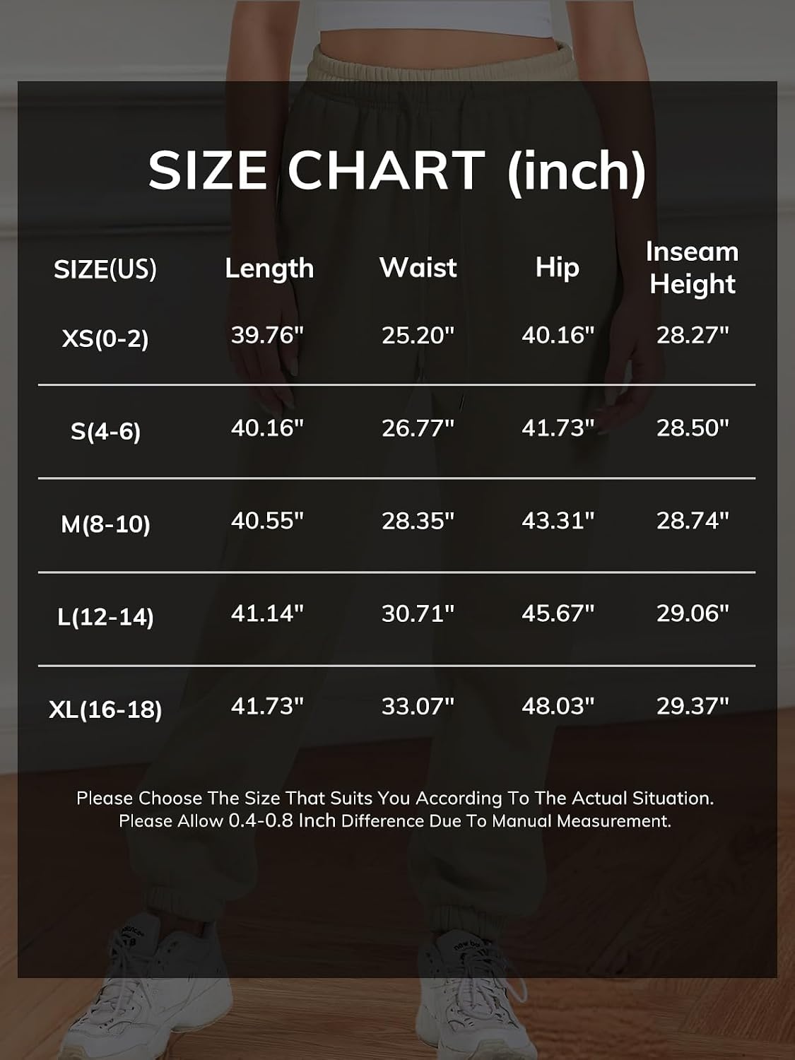 image:imageATHMILE Sweatpants Women Fall Fashion Baggy High Waisted Sweat Pants Winter Fleece Lined Lounge Joggers with Pockets 2026Navy