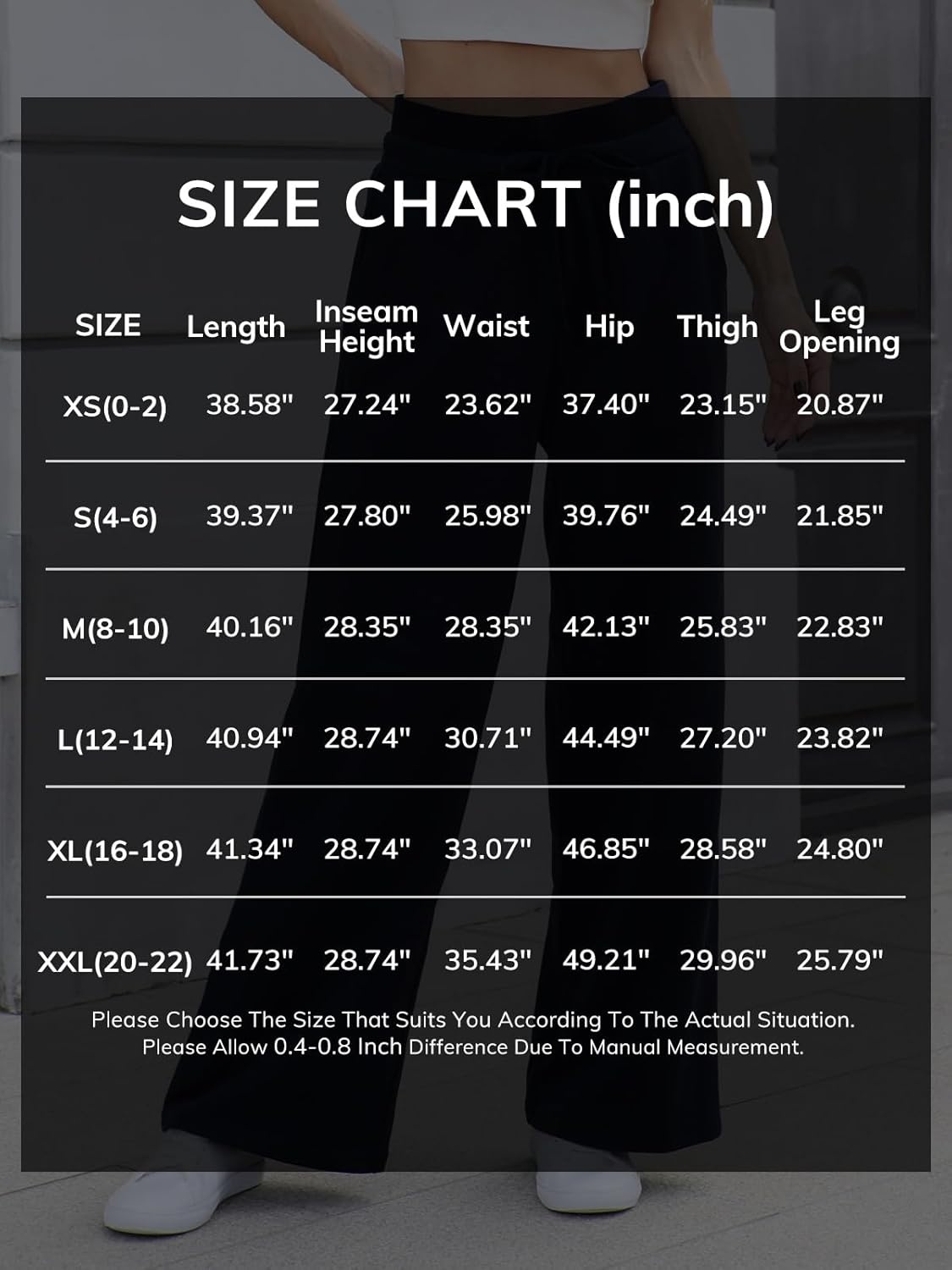 image:imageATHMILE Sweatpants Women Wide Leg High Waisted Baggy Lounge Casual Cotton Pants Fashion Y2K Gym Clothes for Fall WinterDark Grey