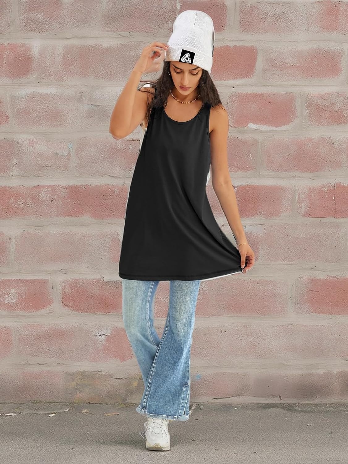 image:imageATHMILE Women Mini Dress Casual Short Sundress Workout Tennis Athletic DressBlack