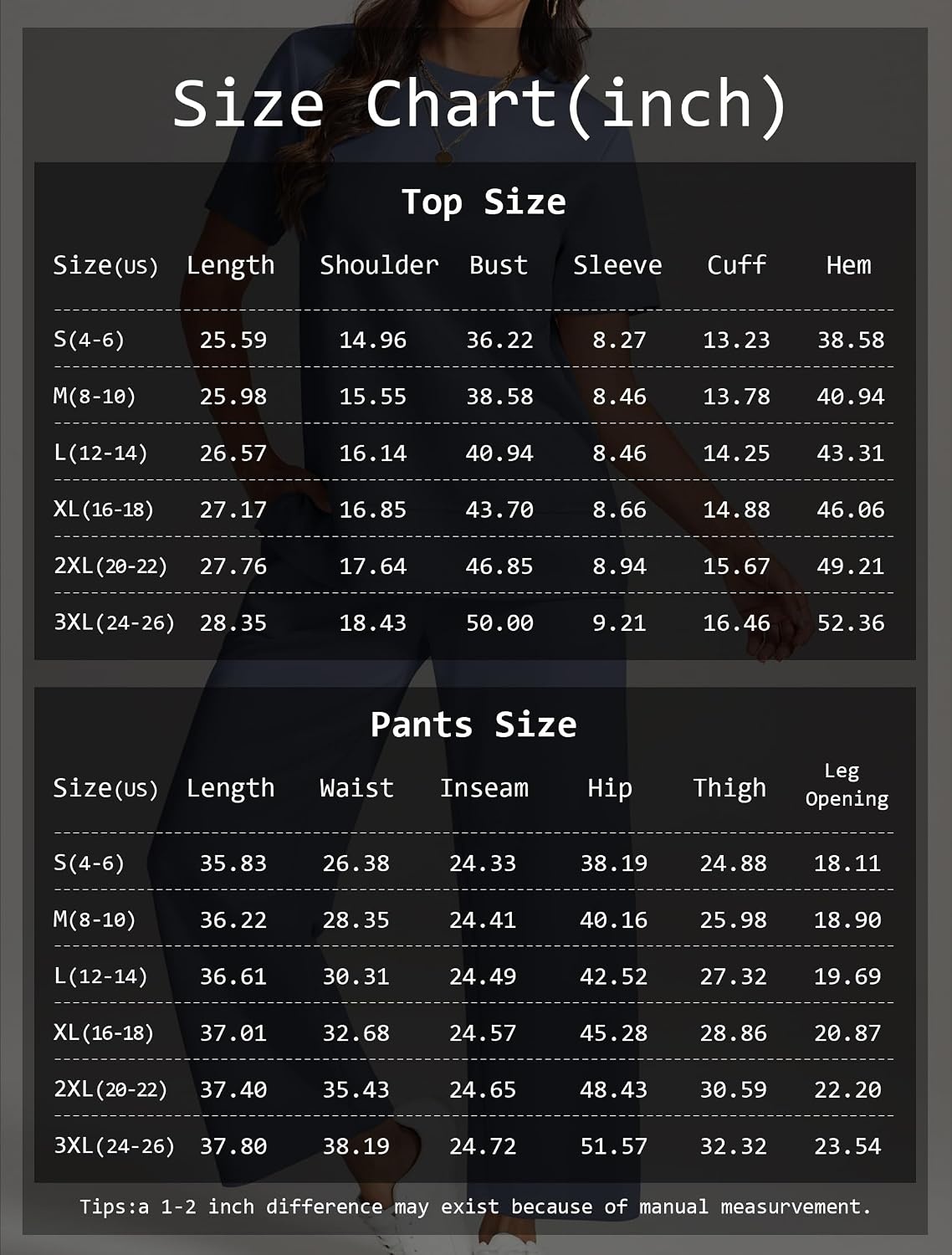 image:imageATHMILE Womens 2 Piece Lounge Set Fashion Travel Outfits Summer Beach Vacation Tracksuit Comfy Wide Leg Airport LoungewearNavy
