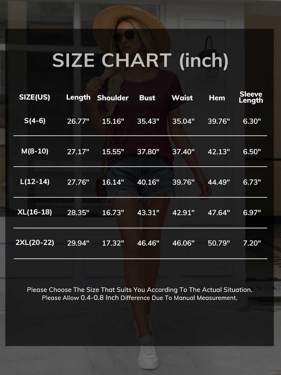 image:imageATHMILE Womens Boat Neck Tops Fashion Short Sleeve Scoop Neck Tees for Women Trendy Casual Shirts Summer Beach Outfits 2026Grey