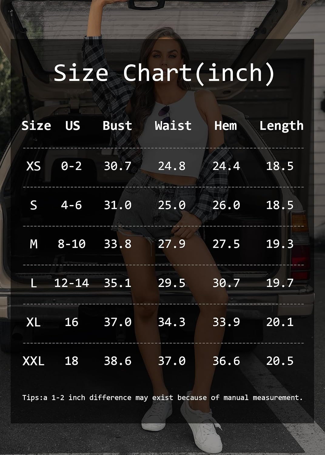 image:imageATHMILE Womens Double Lined Crop Tank Tops Casual Basic Shirts Sleeveless Workout Tops Cute Summer Clothes Teen GirlsDark Purple