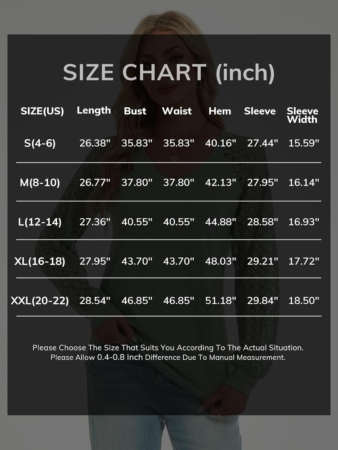image:imageATHMILE Womens Long Sleeve Shirts VNeck Lace Tops Business Casual Blouses Tee 2025 Trendy Fall Fashion Outfits ClothesCoffeegrey
