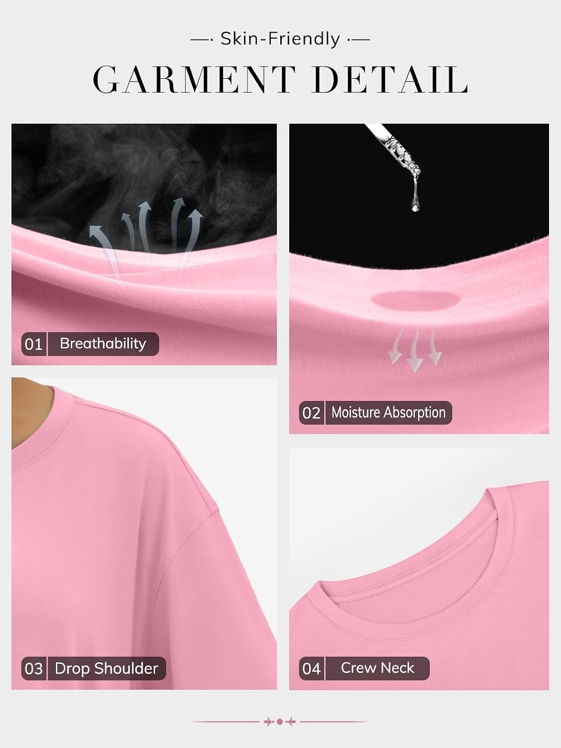 image:imageATHMILE Womens Oversized T Shirts Casual Tee Workout Tops Gym Clothes Summer Loose Fit Short Sleeve Graphics Basic Y2K 2026Zpink