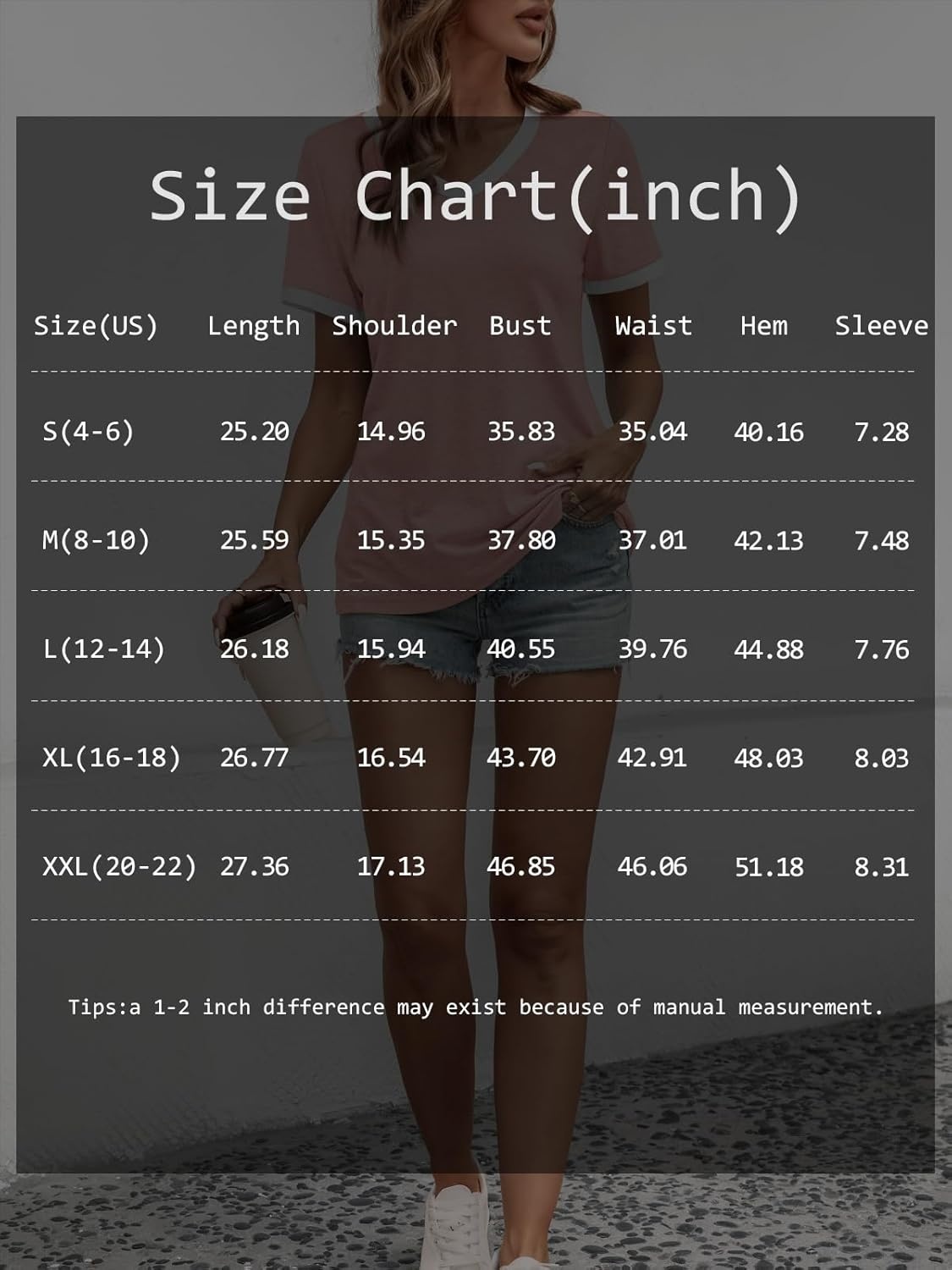 image:imageATHMILE Womens Short Sleeve TShirts Spring Summer Tops Casual Soft Tunic V Neck Basic Workout Clothes Fashion Outfits 2026 Pink
