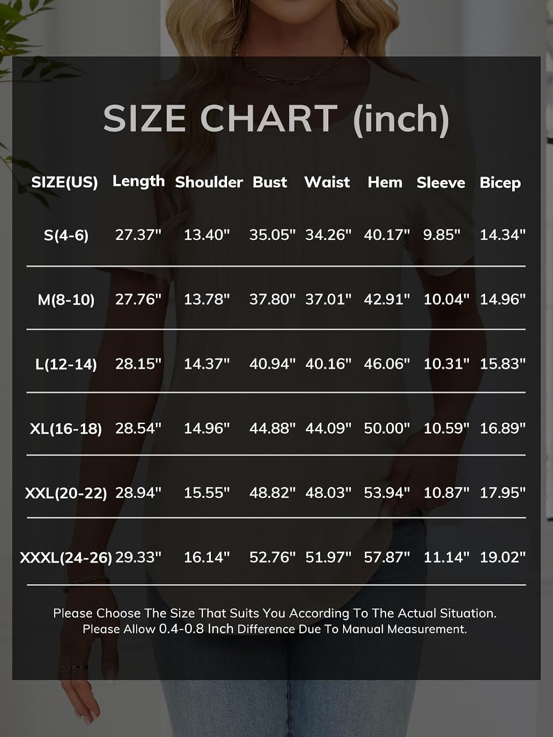 image:imageATHMILE Womens T Shirts Short Sleeve Summer Tops Pleated Dressy Casual Blouses Spring Clothes Beach Vacation 2026Teal