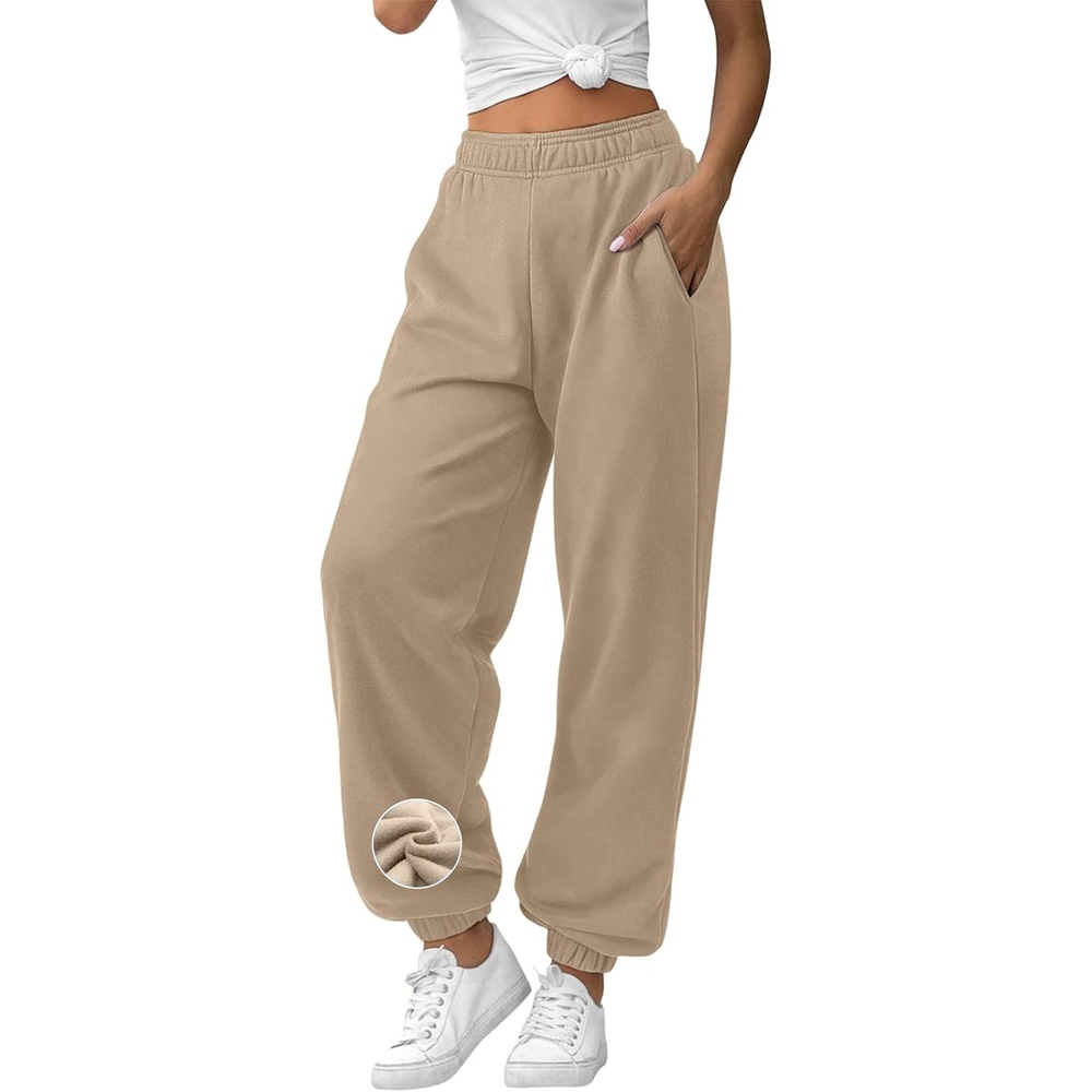 image:imageATHMILE Sweatpants Women Baggy Lounge Pants Workout Gym Active High Waisted Comfy Joggers for Women Fall Clothes 2026Fleececoffeegrey