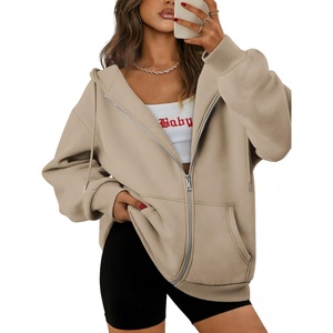 ATHMILE Oversized Hoodies for Women Fall Sweatshirts Zip Up Hoodie Casual Jackets Y2k Fashion Outfits Winter Clothes 2026(Coffeegrey)