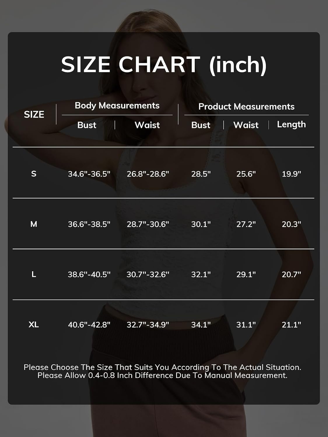 image:imageATHMILE Tank Top for Women Crop Square Neck Lace Trim Spring Summer Sleeveless Double Lined Basic Going Out Y2k Outfits 2026Brown