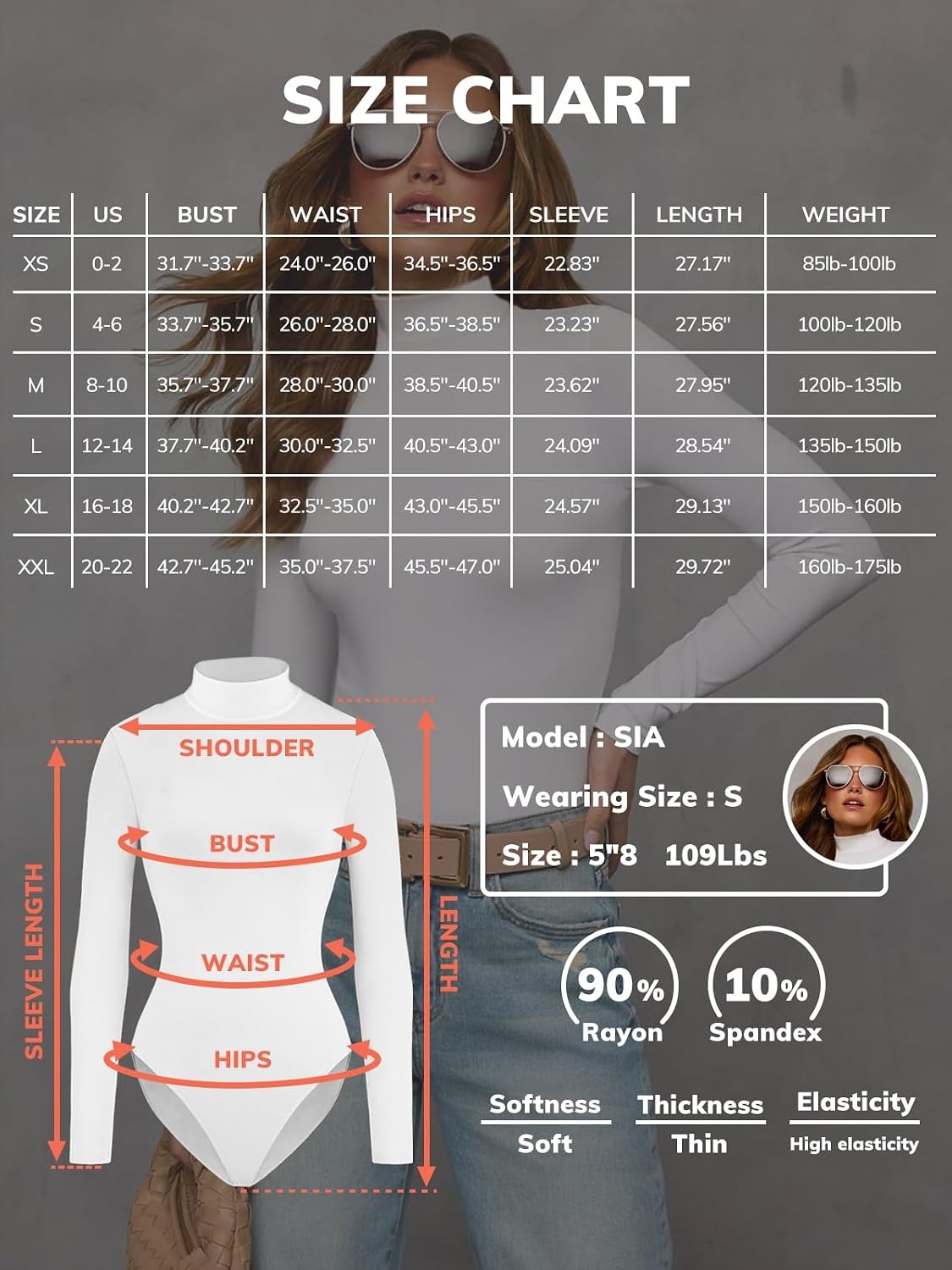 image:imageATHMILE Womens Mock Turtle Neck Long Sleeve Tops Bodysuit JumpsuitRed