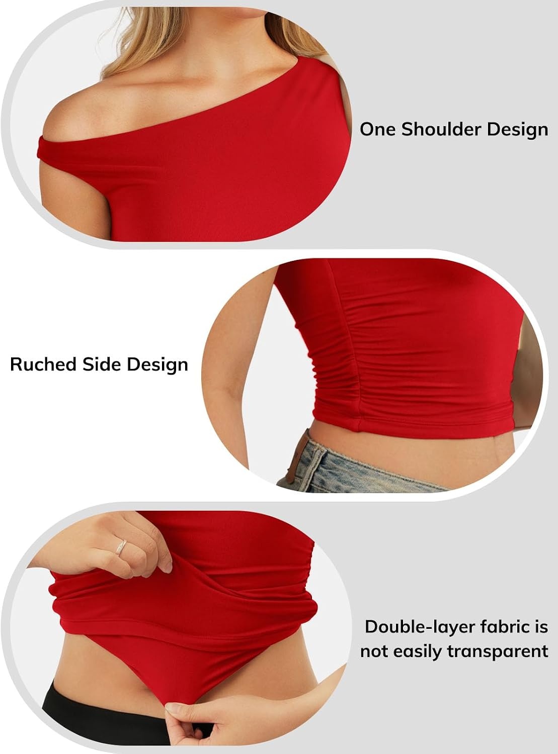 image:imageATHMILE Womens Off The Shoulder Tops Summer Sleeveless Shirts Going Out Crop Tank Top Y2K T Corset Tube Fashion Outfits 2026Red