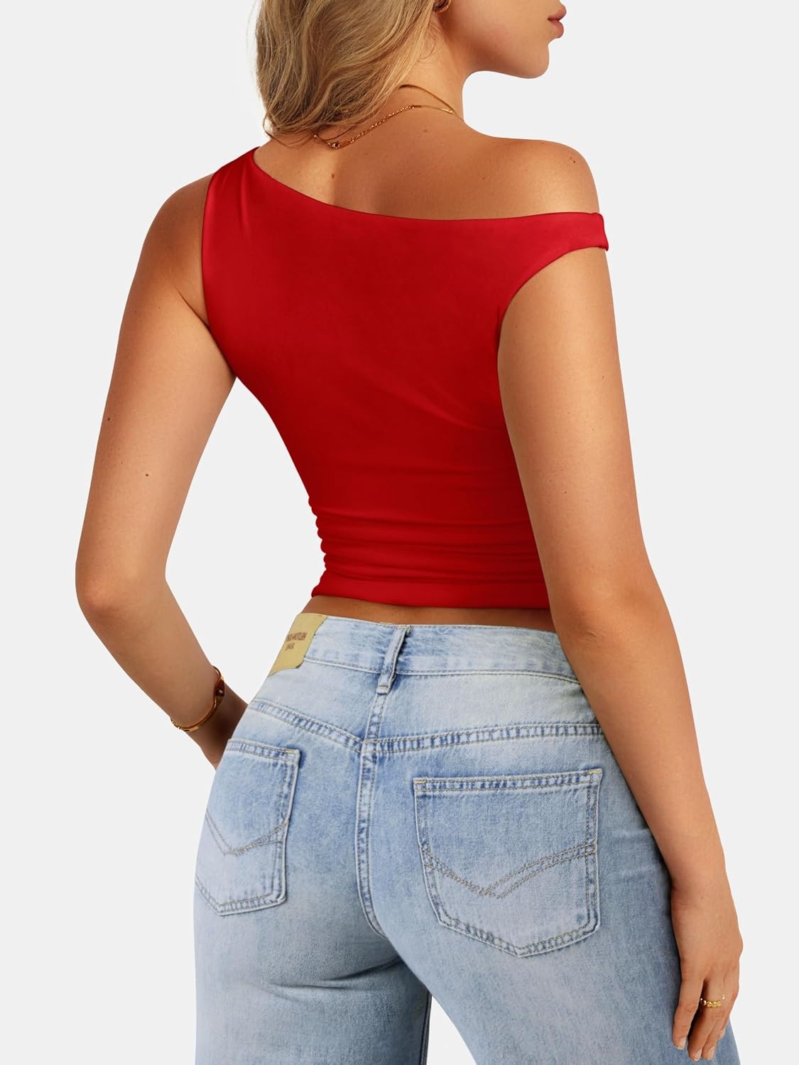 image:imageATHMILE Womens Off The Shoulder Tops Summer Sleeveless Shirts Going Out Crop Tank Top Y2K T Corset Tube Fashion Outfits 2026Red
