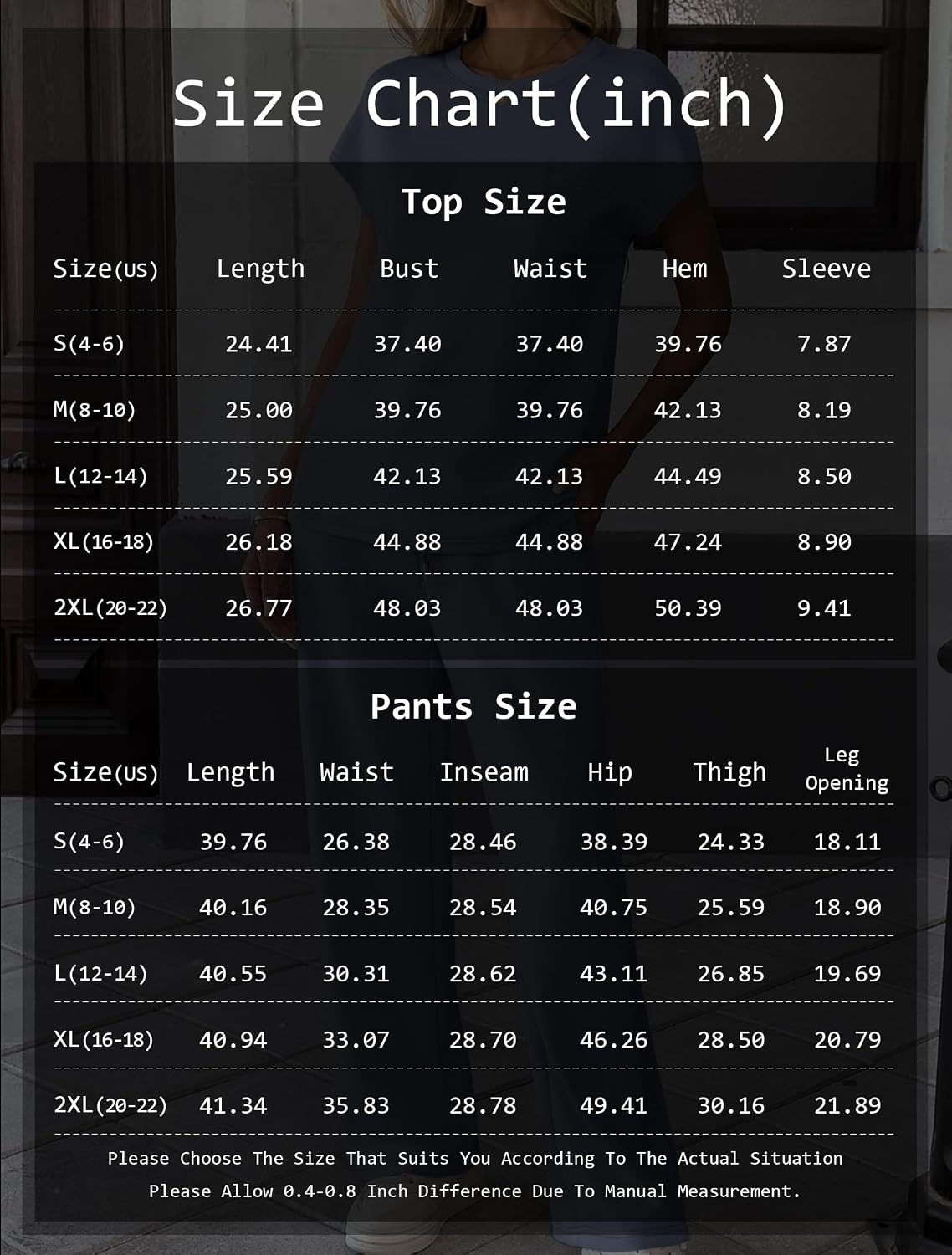 image:imageATHMILE Womens 2 Piece Lounge Set Fashion Travel Outfits Summer Beach Vacation Tracksuit Comfy Wide Leg Airport LoungewearZcoffee