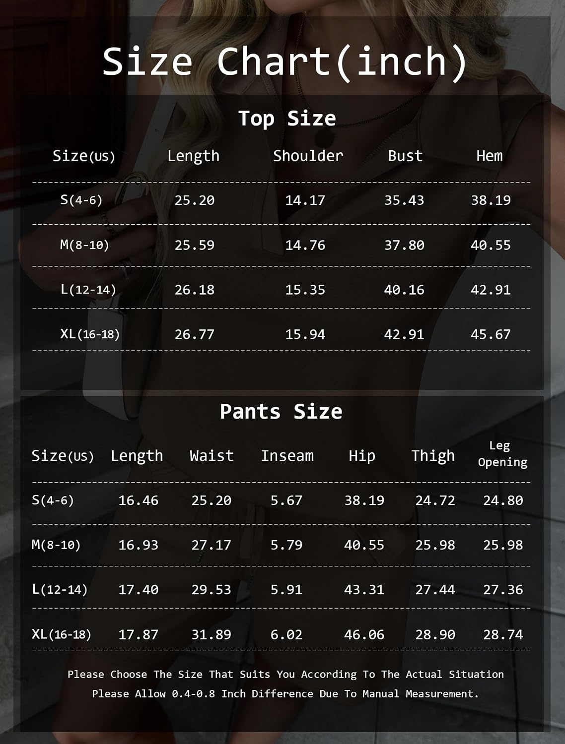 image:imageATHMILE Womens Two Piece Short Sets Summer V Neck Travel Outfits Sweatsuits Sleeveless Lounge Sets TracksuitNavy
