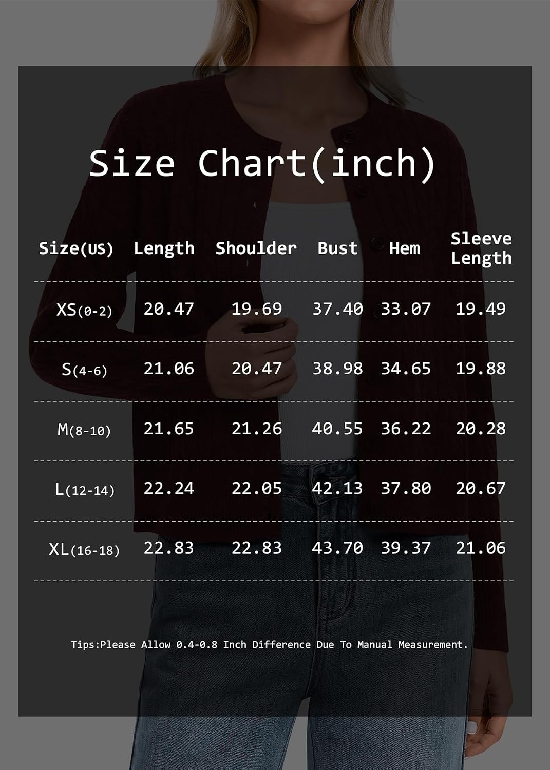 image:imageATHMILE Cropped Cardigan Sweaters for Women Lightweight Crop Knit Y2k Fall Spring Outfits Fashion Clothes 2026Mgrey