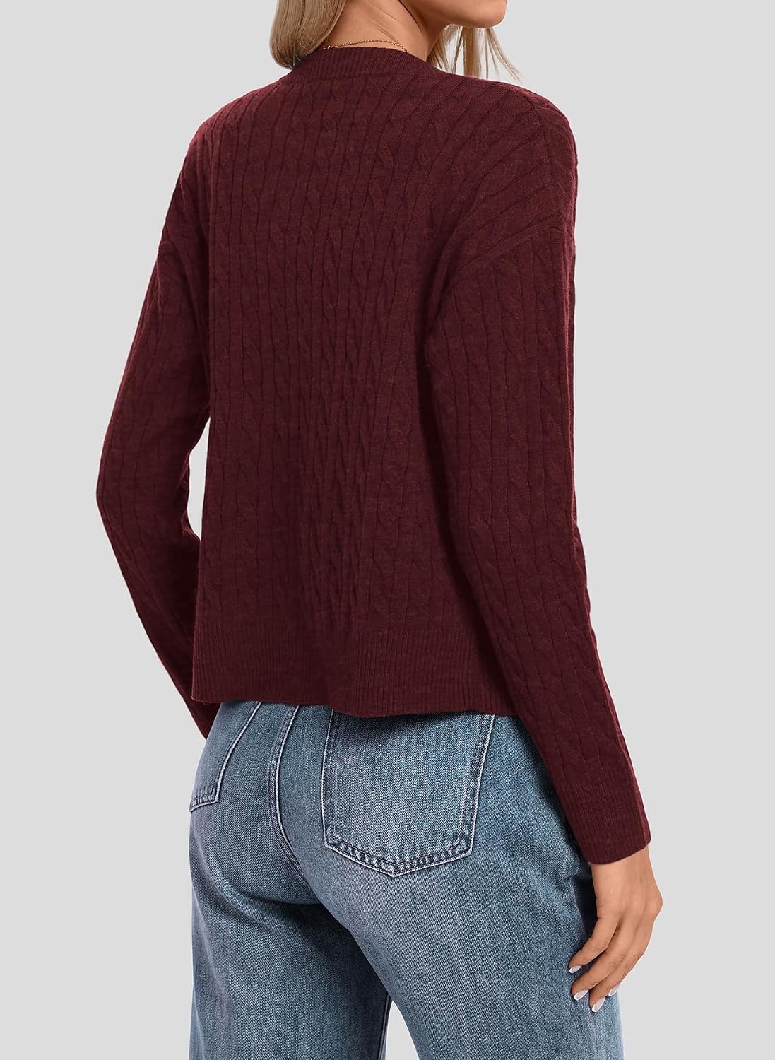 image:imageATHMILE Cropped Cardigan Sweaters for Women Lightweight Crop Knit Y2k Fall Spring Outfits Fashion Clothes 2026Mwine