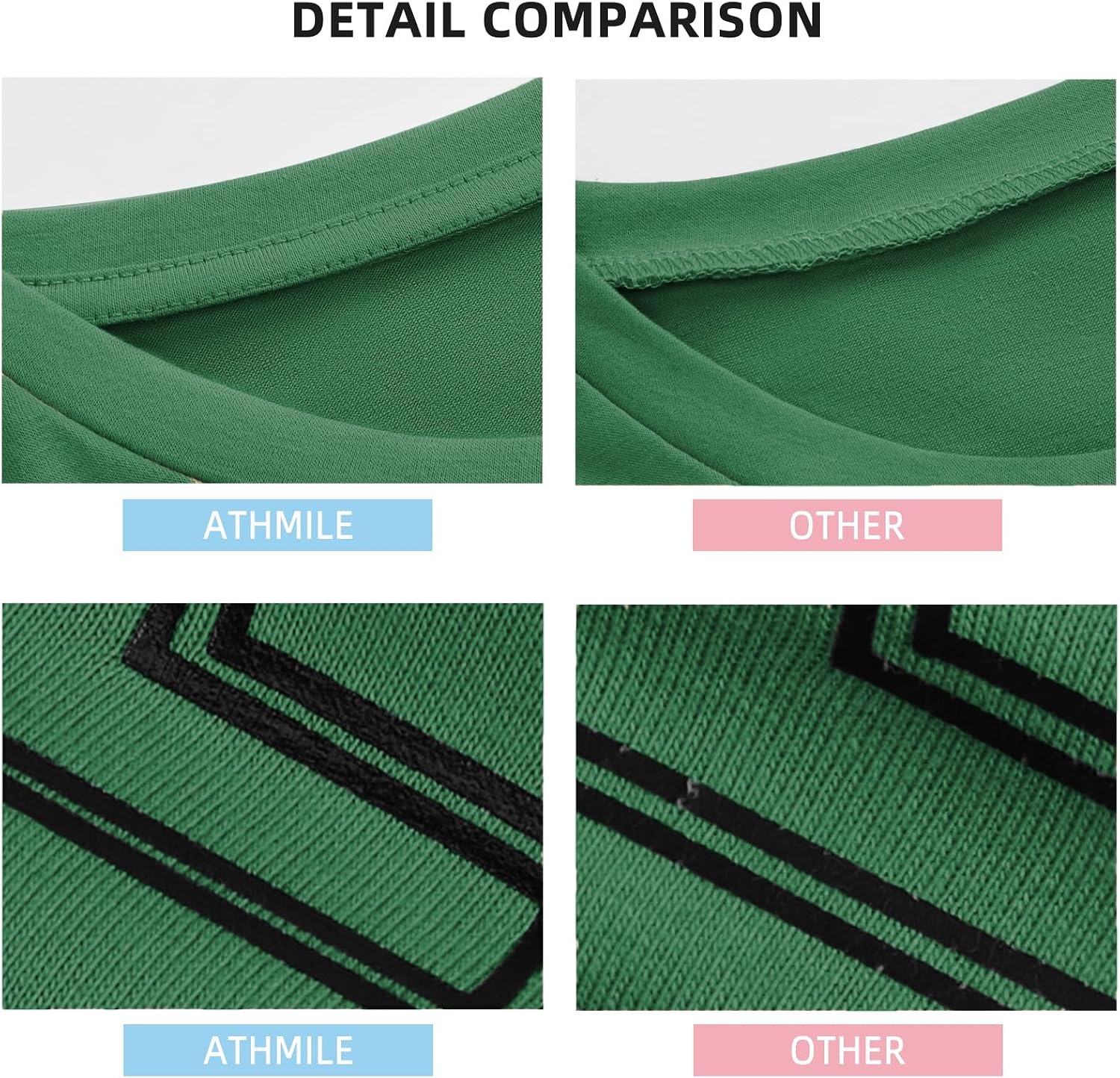 image:imageATHMILE Womens Oversized T Shirts Short Sleeve Workout Tops Cotton Casual Loose Fit Basic Graphics Gym Summer Plus Size Fashion ClothesForest