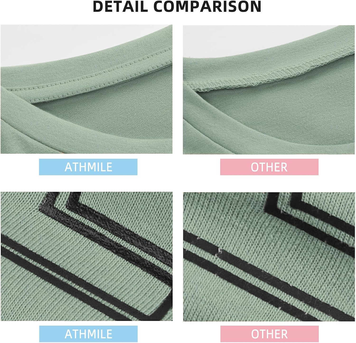 image:imageATHMILE Womens Oversized T Shirts Short Sleeve Workout Tops Cotton Casual Loose Fit Basic Graphics Gym Summer Plus Size Fashion ClothesGrey Green