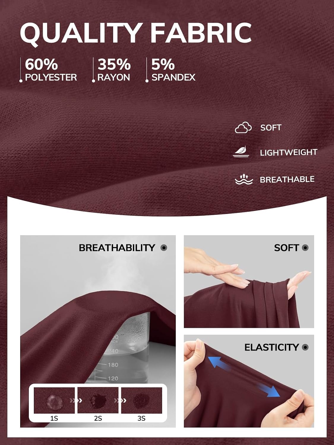 image:imageATHMILE Womens V Neck Short Sleeve Summer T Shirts Curved Hem Plain Top Lightweight Breathable Casual Spring Summer TeeWinered