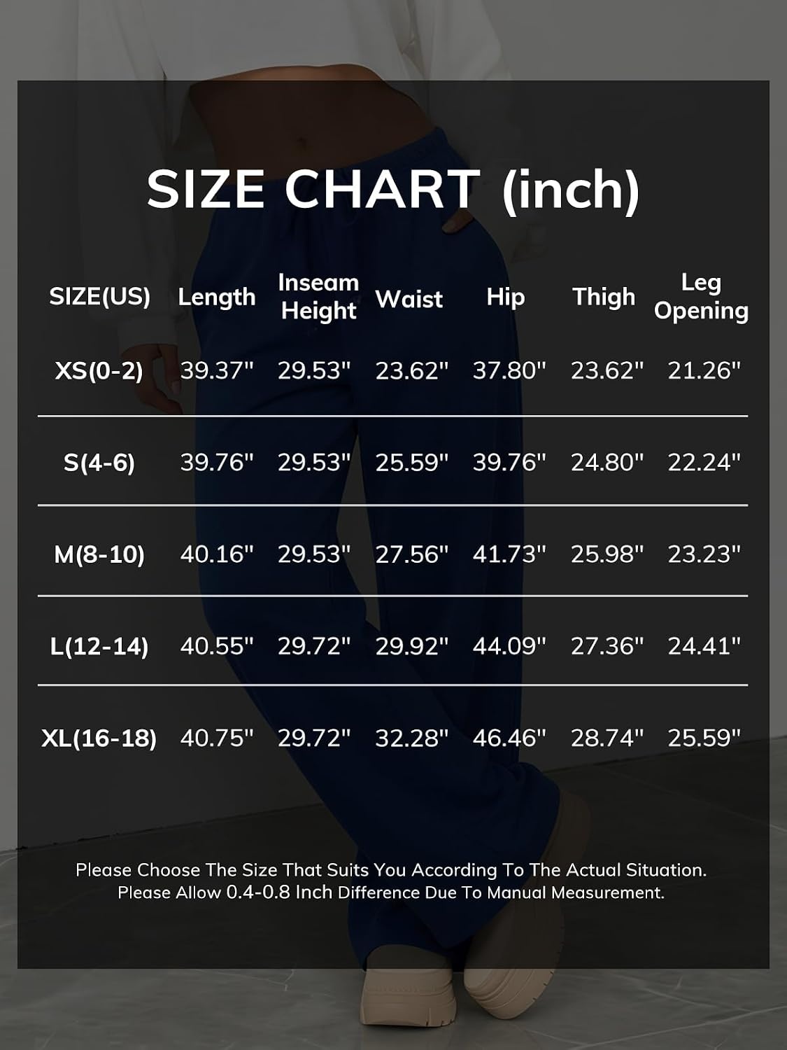 image:imageATHMILE Womens Wide Leg Sweatpants with Pockets Fall Fashion Lounge Travel PantsLow Waist Streetwear DrawstringBaggy Teen Girl JoggerRed