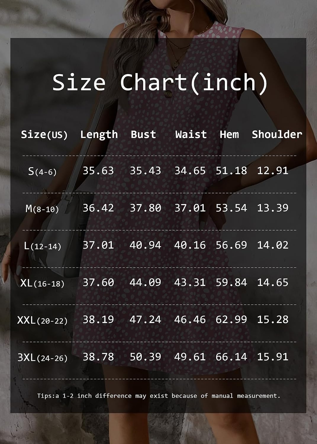image:imageATHMILE Summer Dresses for Women 2026 Beach Vacation Clothes V Neck Henley Button Holiday Sundresses Pockets Date OutfitsCoral