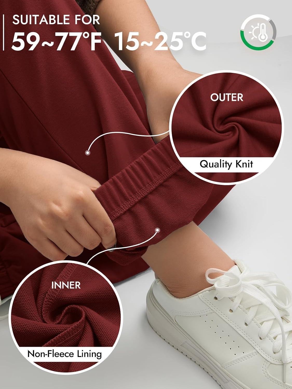 image:imageATHMILE Sweatpants Women Baggy Joggers Lounge Sweat Pants Cotton High Waisted Casual Comfy Fashion Fall Workout GymWinered