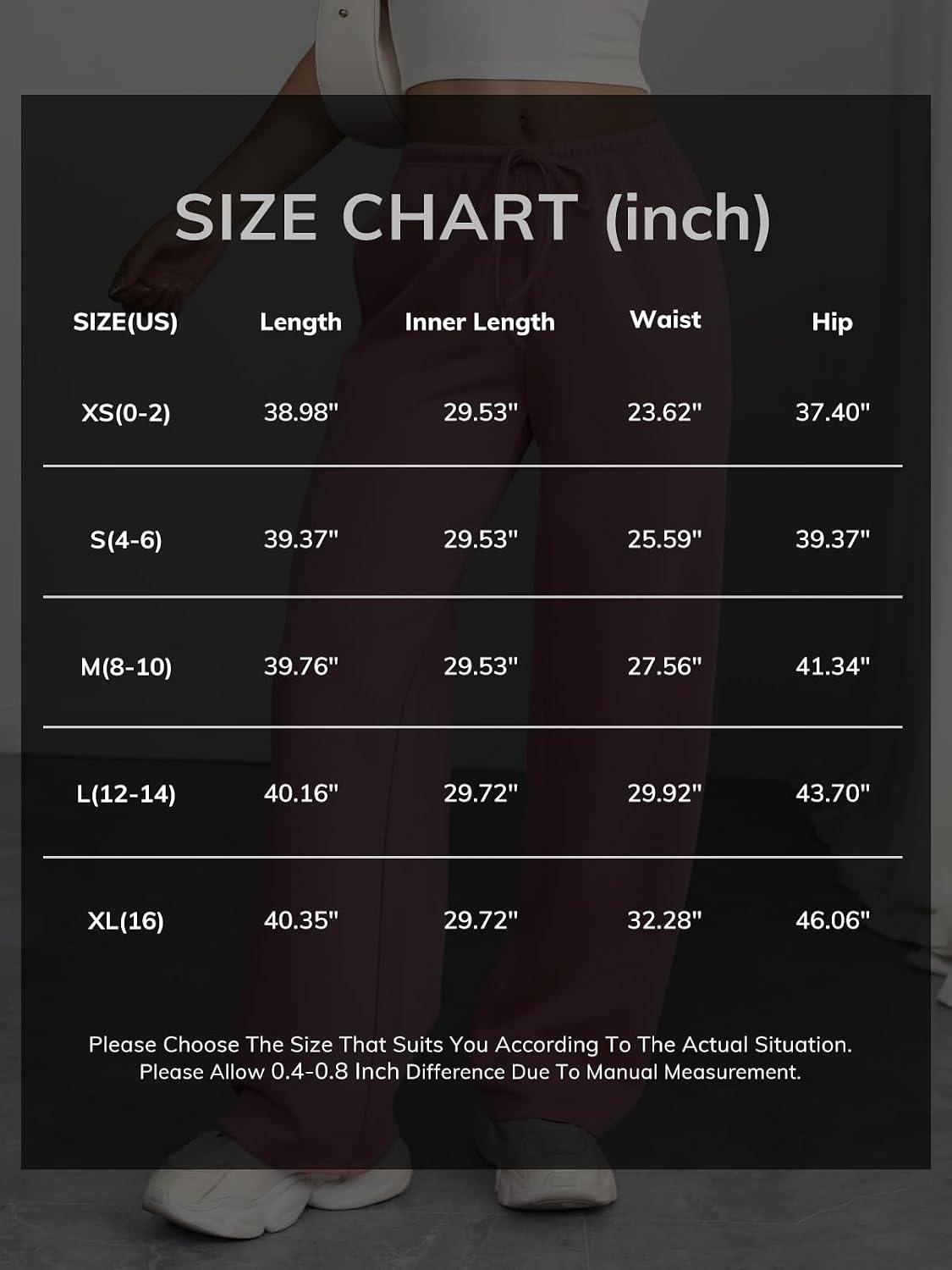 image:imageATHMILE Womens Sweatpants Wide Leg Barrel Pants Baggy Joggers Low Waist Fall Fashion Winter Clothing Pockets 2026Purple