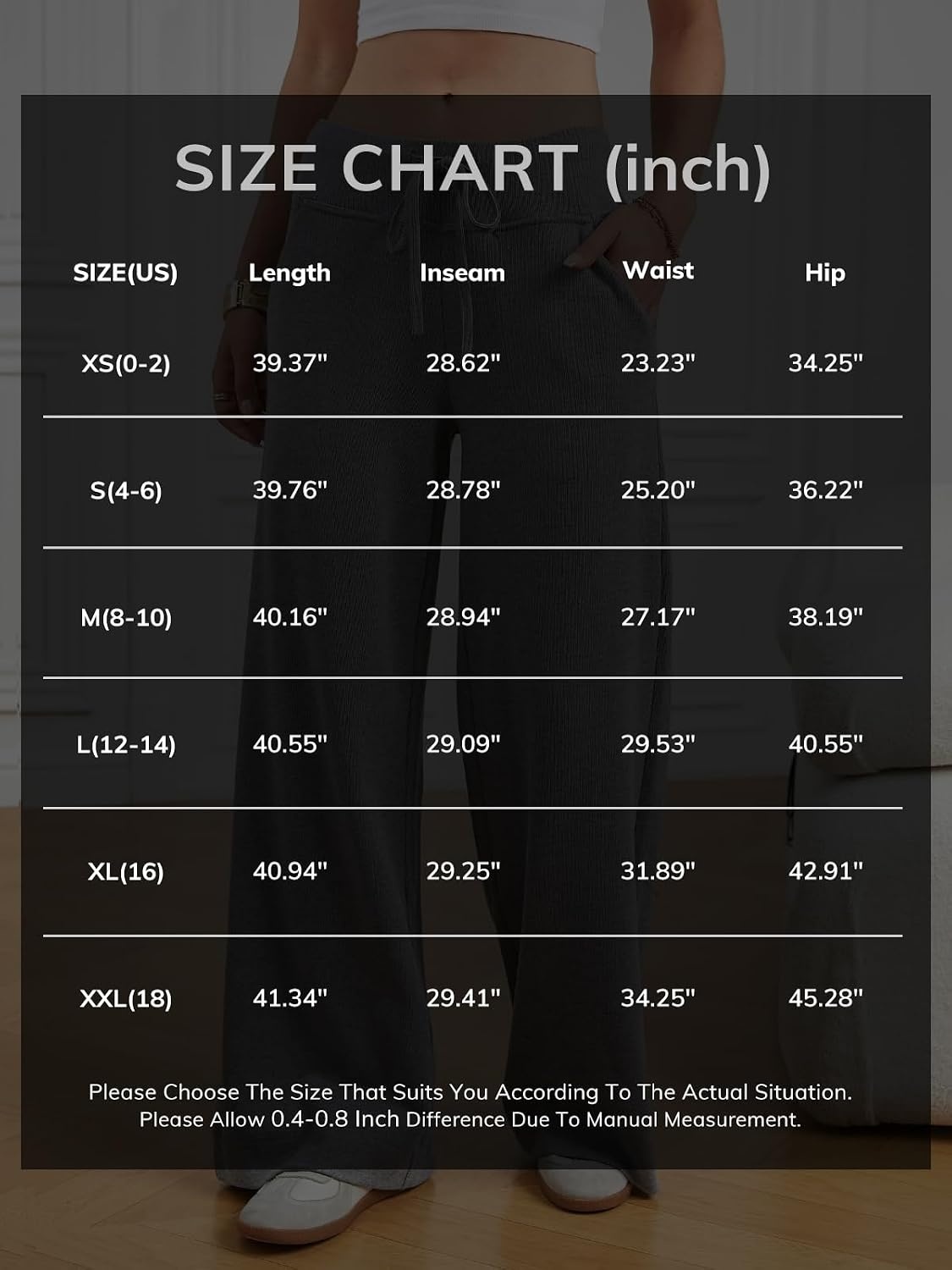 image:imageWomens Wide Leg Sweatpants Baggy Drawstring Sweat Pants High Waisted Straight Leg Casual Fashion Fall Workout Gym JoggersGrey