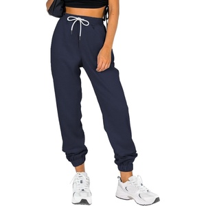 ATHMILE Sweatpants Women Baggy Joggers Lounge Sweat Pants | Cotton High Waisted Casual Comfy Fashion Fall Workout Gym(Darkblue)
