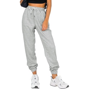 ATHMILE Sweatpants Women Baggy Joggers Lounge Sweat Pants | Cotton High Waisted Casual Comfy Fashion Fall Workout Gym(Grey)
