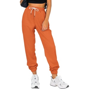 ATHMILE Sweatpants Women Baggy Joggers Lounge Sweat Pants | Cotton High Waisted Casual Comfy Fashion Fall Workout Gym(Orange)