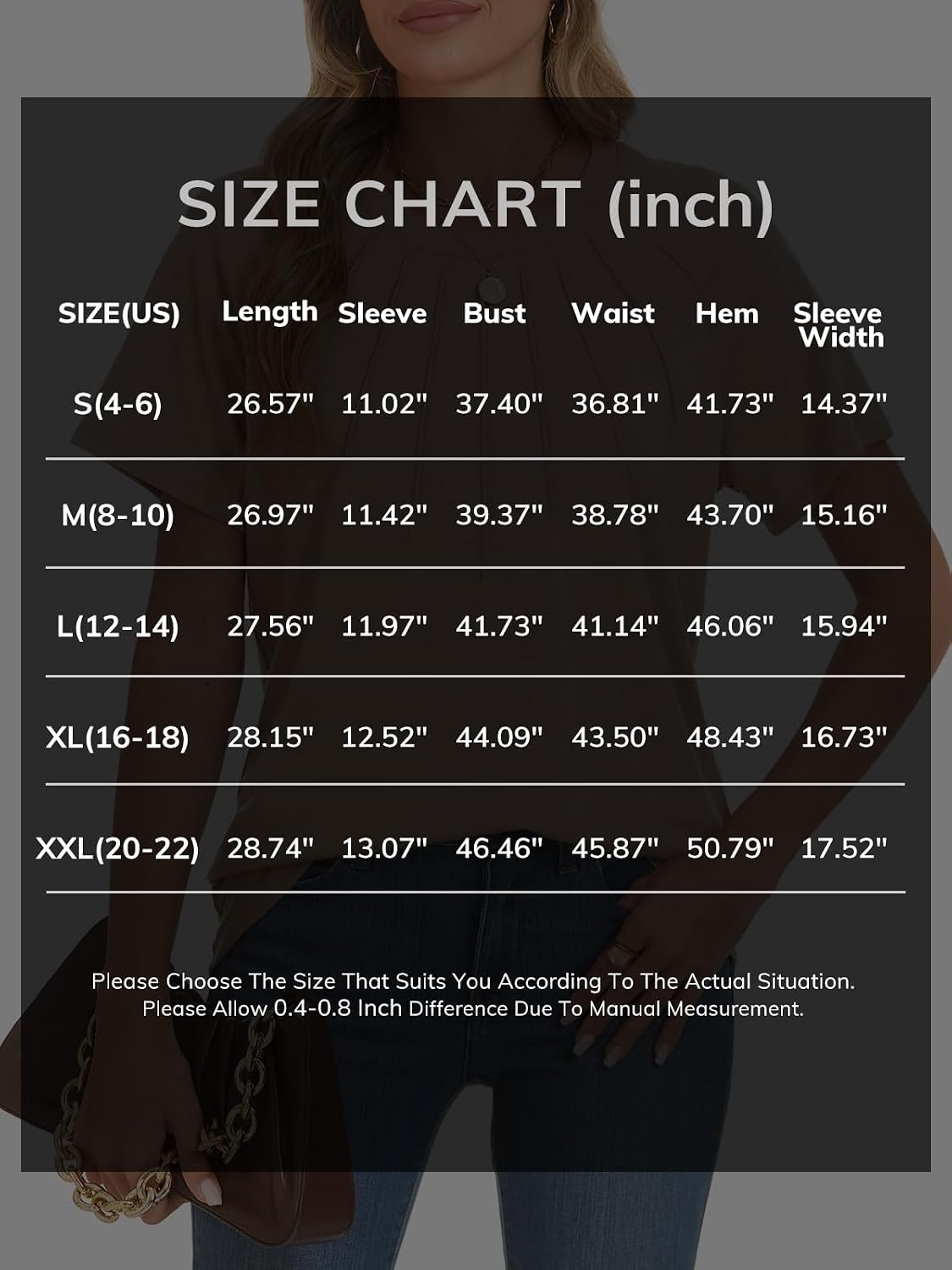 image:imageATHMILE Womens Short Sleeve Shirts Trendy Dressy Tops Business Casual Tee Fashion Knitted Blouses Y2k Outfits 2025Khaki