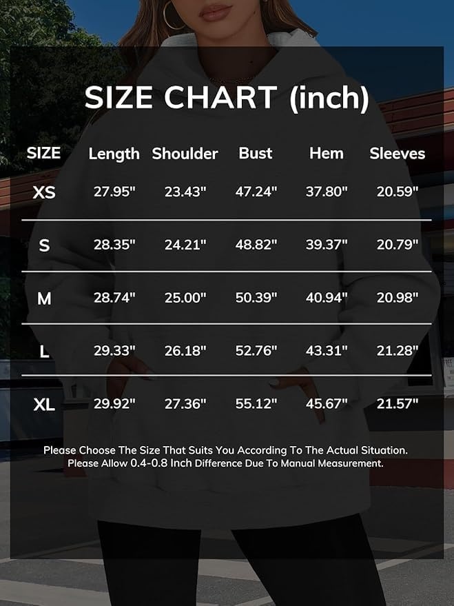 image:imageATHMILE Womens Oversized Hoodies Fleece Sweatshirts with Pocket Drop Shoulder Fall ClothesTrendy Streetwear PulloverComfort Workout Winter OutfitsSky Blue