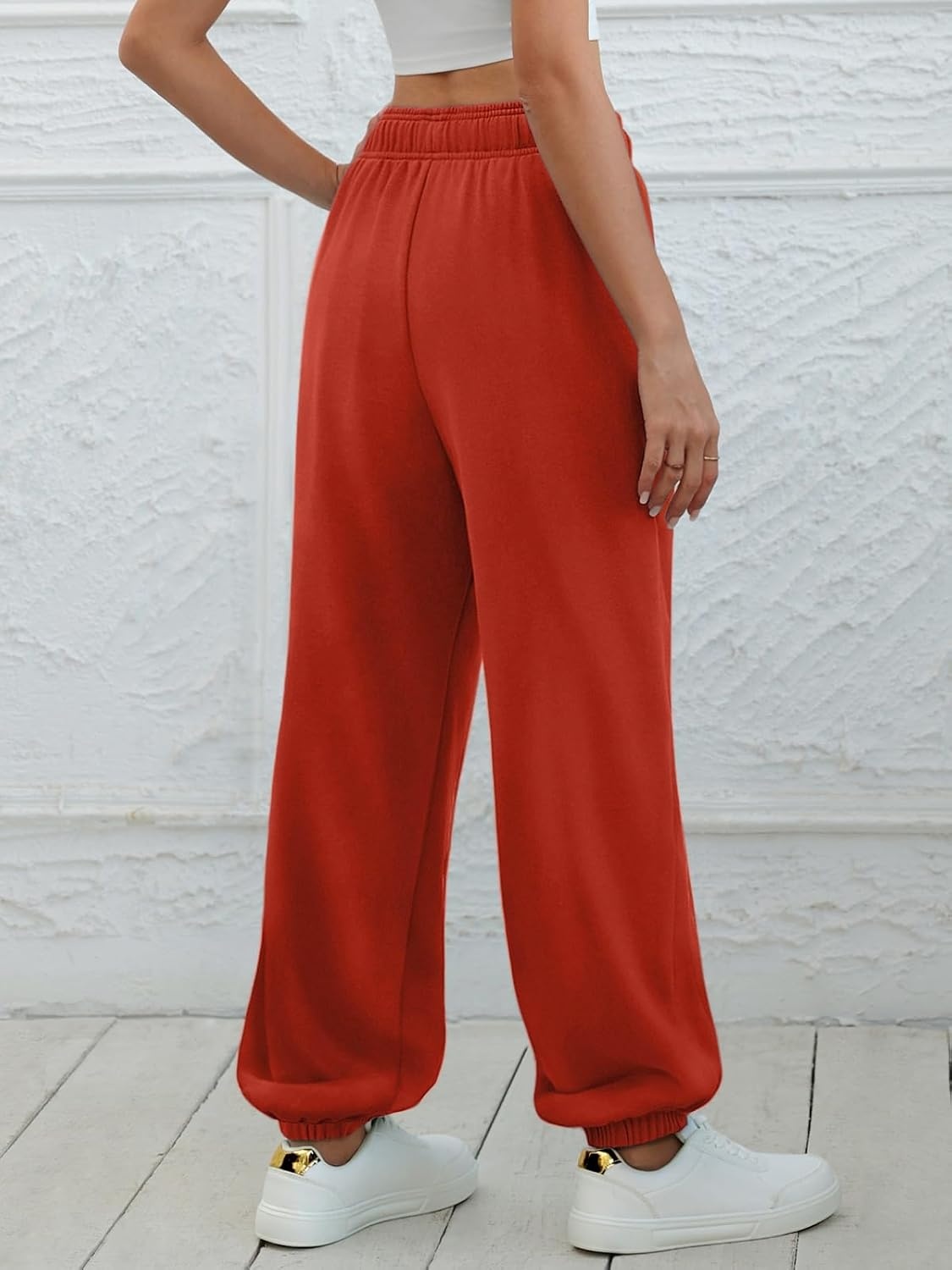 image:imageATHMILE Sweatpants Women Wide Leg Baggy Lounge Sweat PantsAred