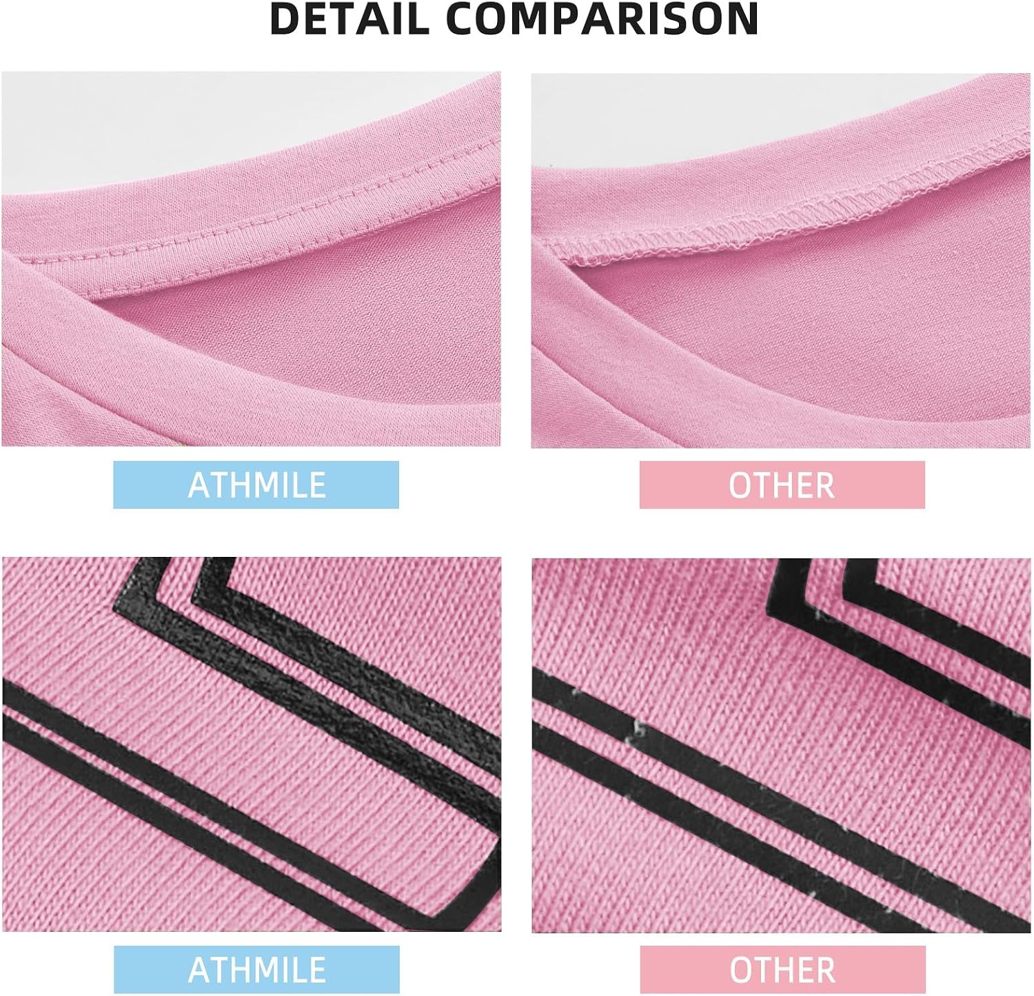 image:imageATHMILE Womens Oversized T Shirts Short Sleeve Workout TopsPink