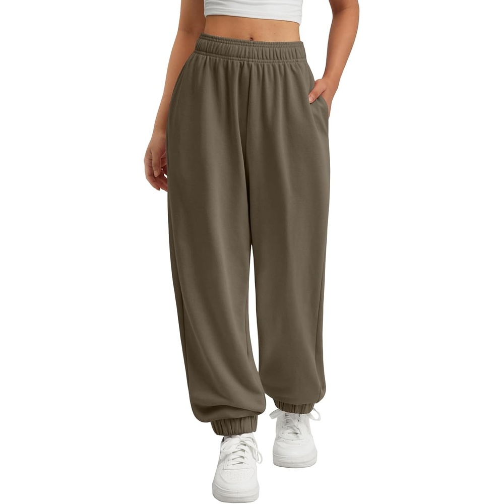 image:imageATHMILE Sweatpants Women Wide Leg Baggy Lounge Sweat PantsAcoffee